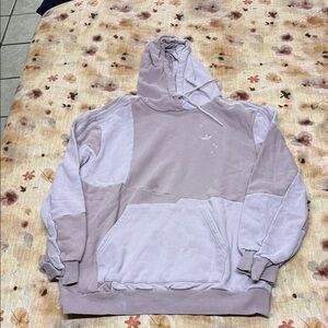 adidas Men's Hoodie - Soft Pink and Beige